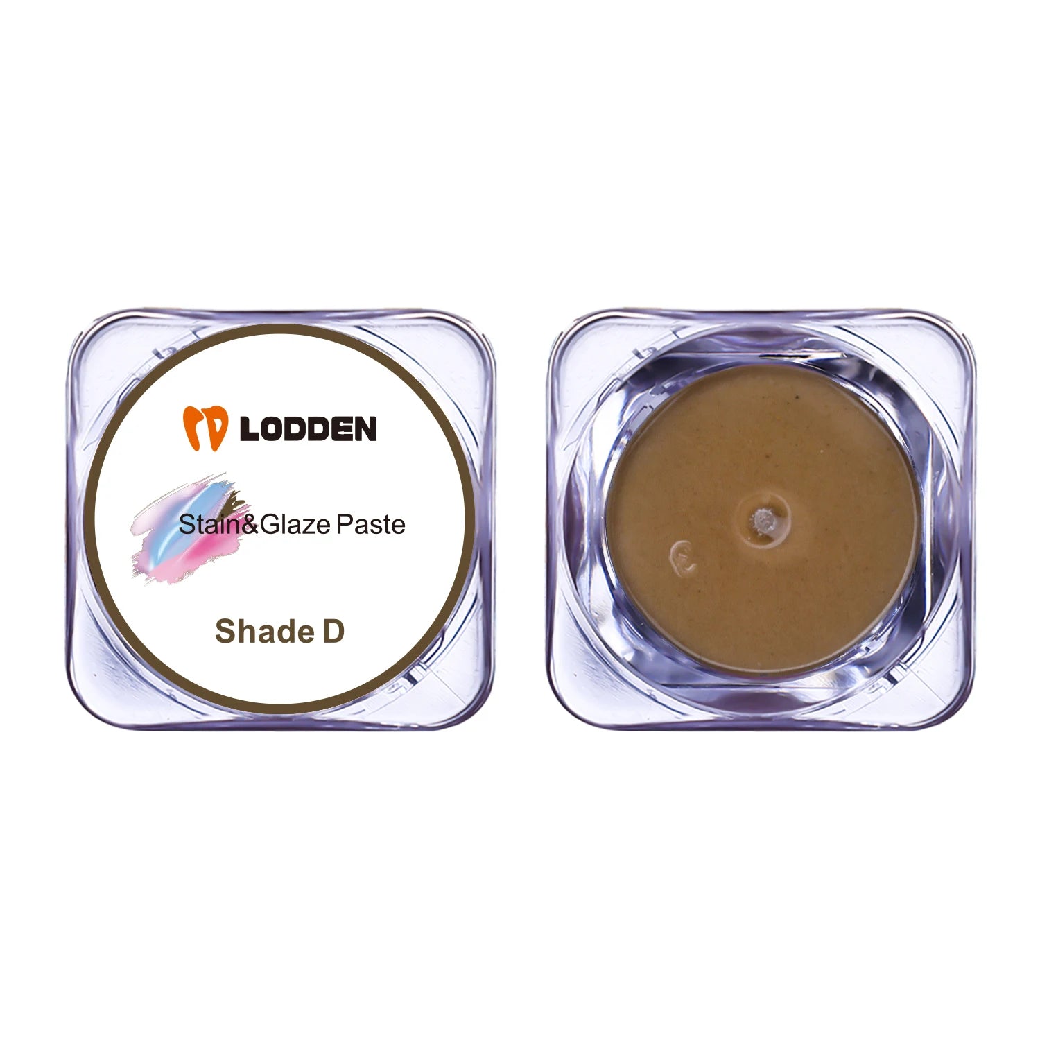 Lodden Multi-Color Dental Staining Glaze 4g Low Temperature Fluorescent Stains Aesthetic Set for Realistic Crown Effects