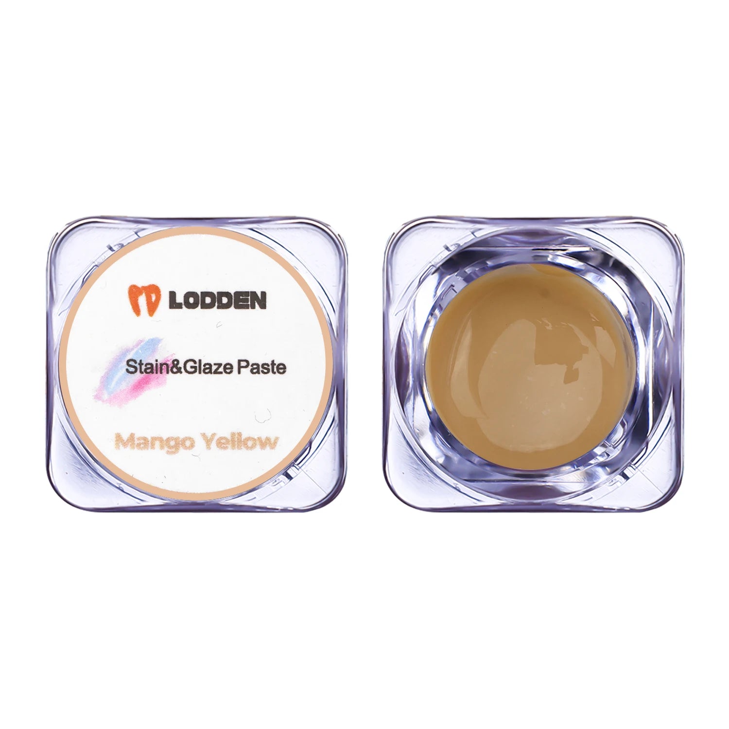 Lodden Multi-Color Dental Staining Glaze 4g Low Temperature Fluorescent Stains Aesthetic Set for Realistic Crown Effects