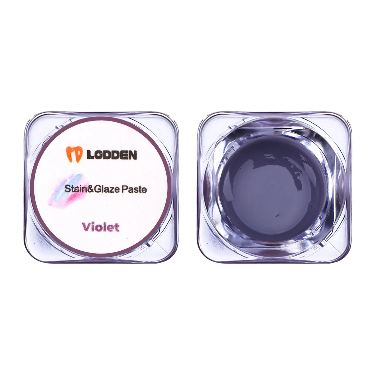 Lodden Multi-Color Dental Staining Glaze 4g Low Temperature Fluorescent Stains Aesthetic Set for Realistic Crown Effects
