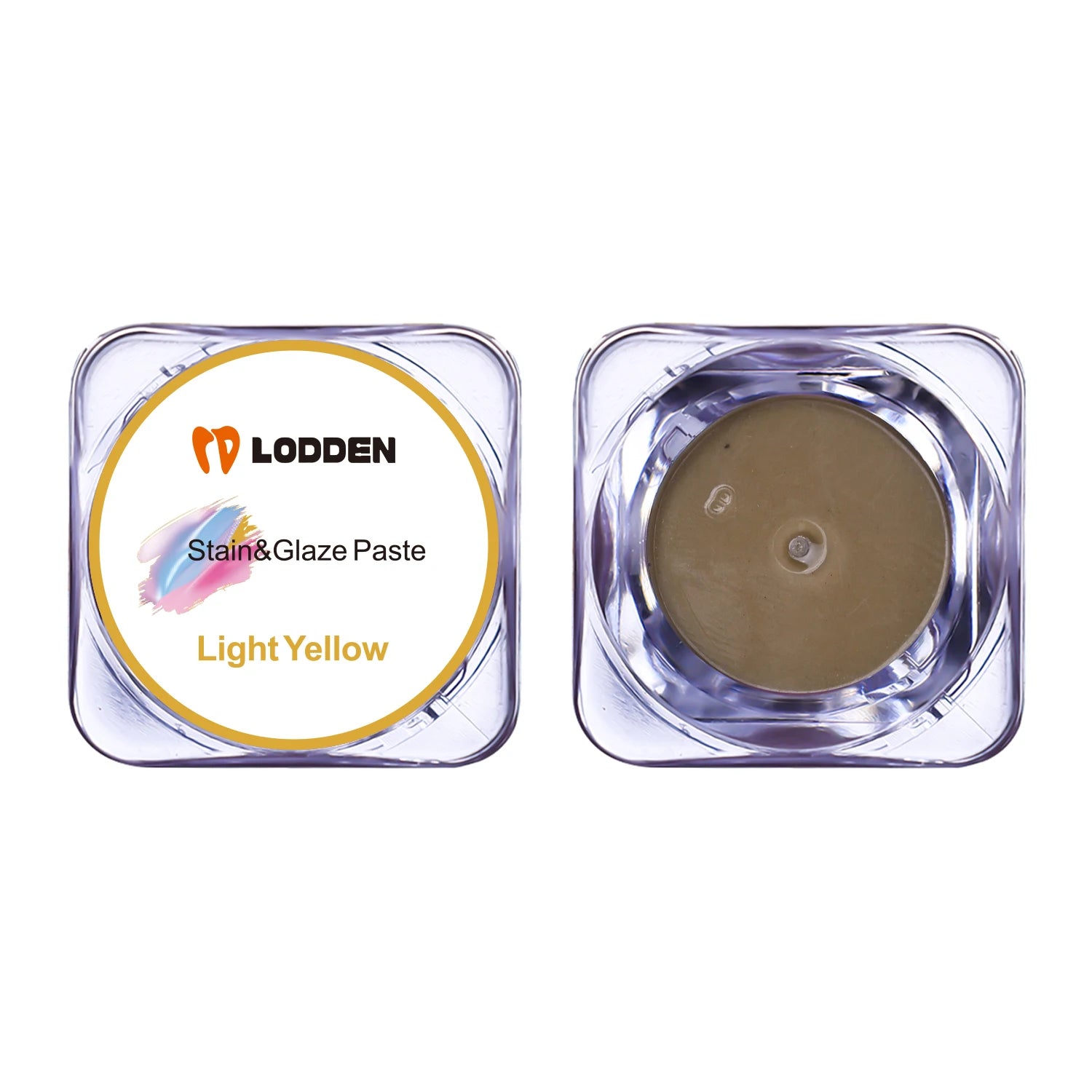 Lodden Multi-Color Dental Staining Glaze 4g Low Temperature Fluorescent Stains Aesthetic Set for Realistic Crown Effects