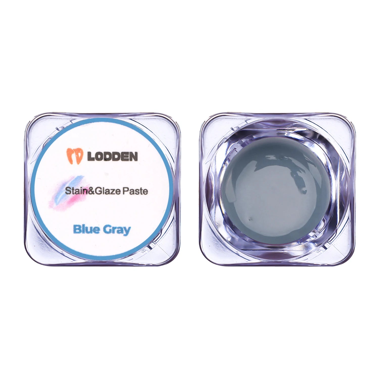 Lodden Multi-Color Dental Staining Glaze 4g Low Temperature Fluorescent Stains Aesthetic Set for Realistic Crown Effects