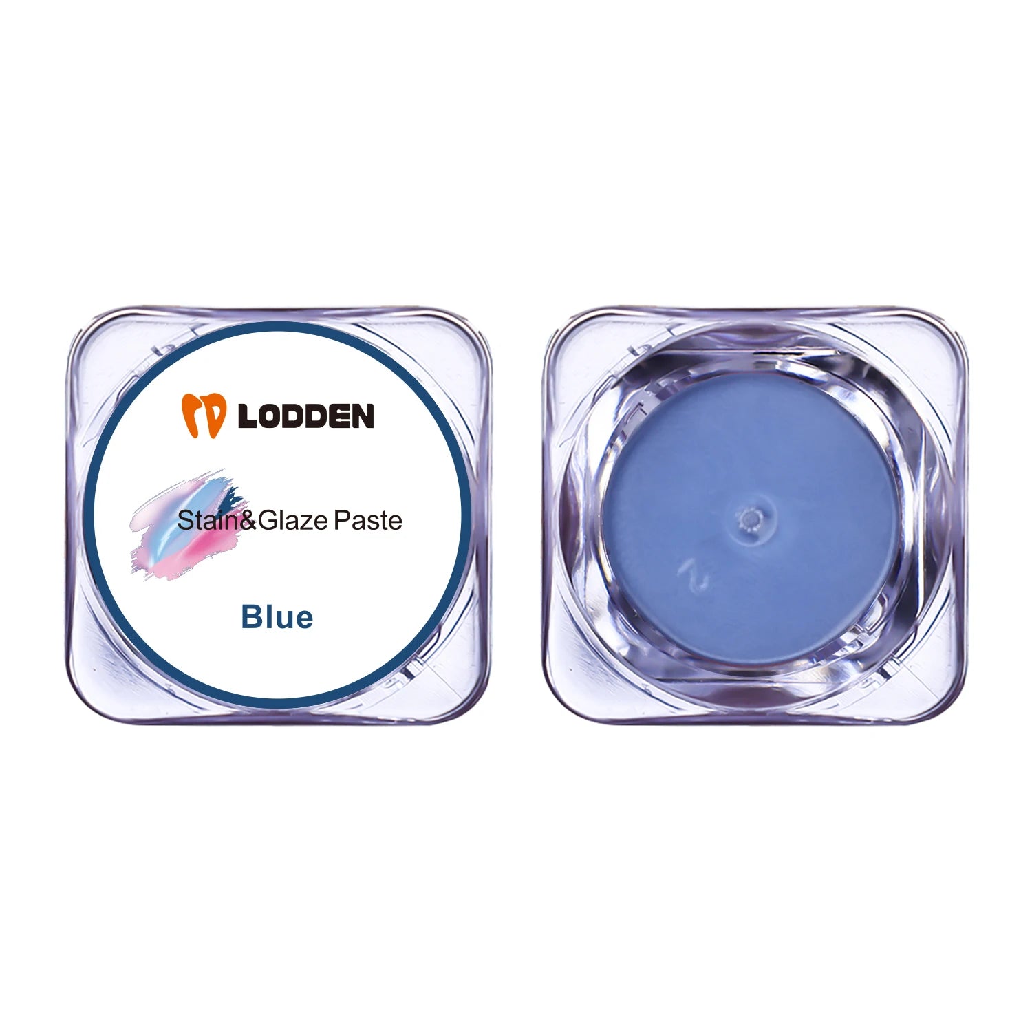 Lodden Multi-Color Dental Staining Glaze 4g Low Temperature Fluorescent Stains Aesthetic Set for Realistic Crown Effects