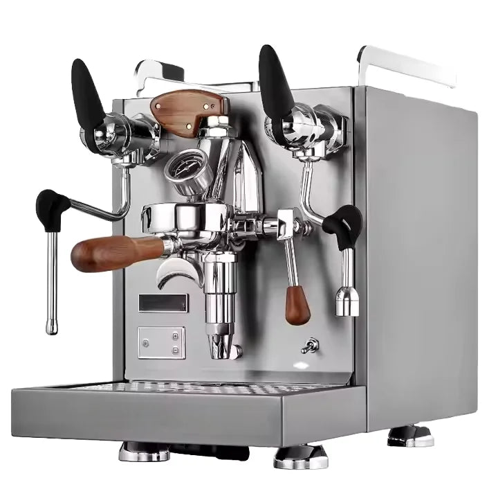 Professional Commercial Semi-Automatic Electric 15 Bar Stainless Steel Vibration Pump Brew System Espresso Machine for Hotel