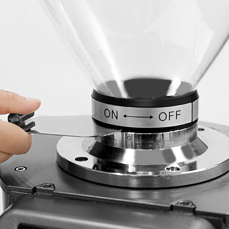 90mm Titanium Flat Burr Commercial Coffee Grinder Electric Digital Control Coffee Bean Grinders for Espresso