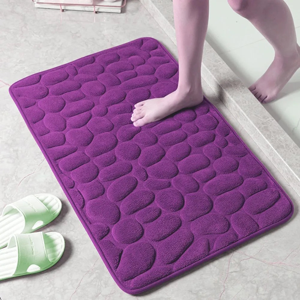 Durable Water Absorption Bath Mat Washable Non-slip Doormat Household Bathtub Bathroom