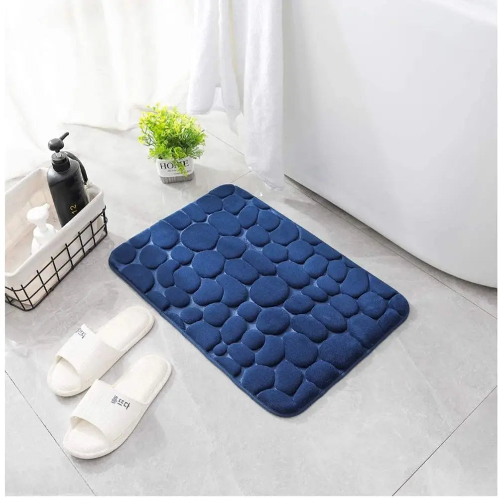 Durable Water Absorption Bath Mat Washable Non-slip Doormat Household Bathtub Bathroom