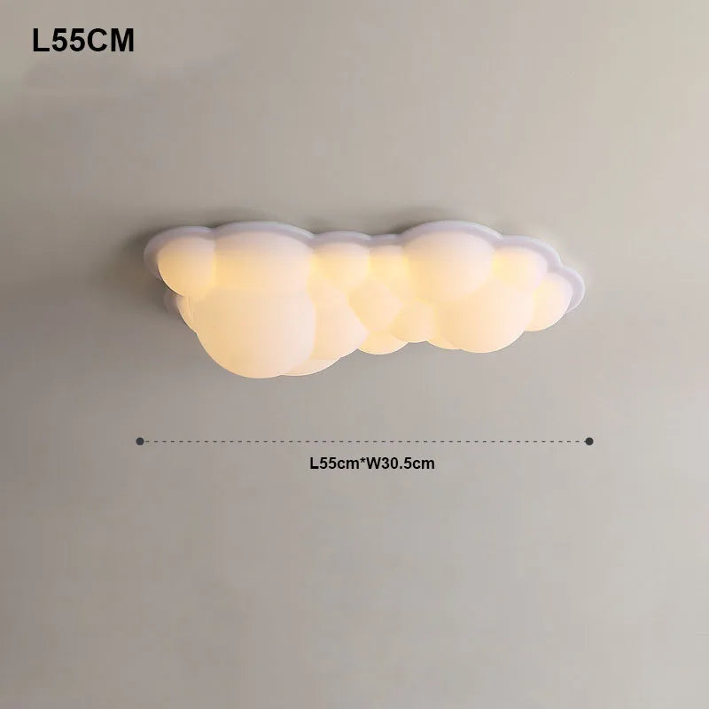Lampadario a LED Moderno Minimalista, Lampada a Sospensione a Forma di Nuvola, Decorazione per Camera da Letto, Sala da Pranzo, Soggiorno, Bancone