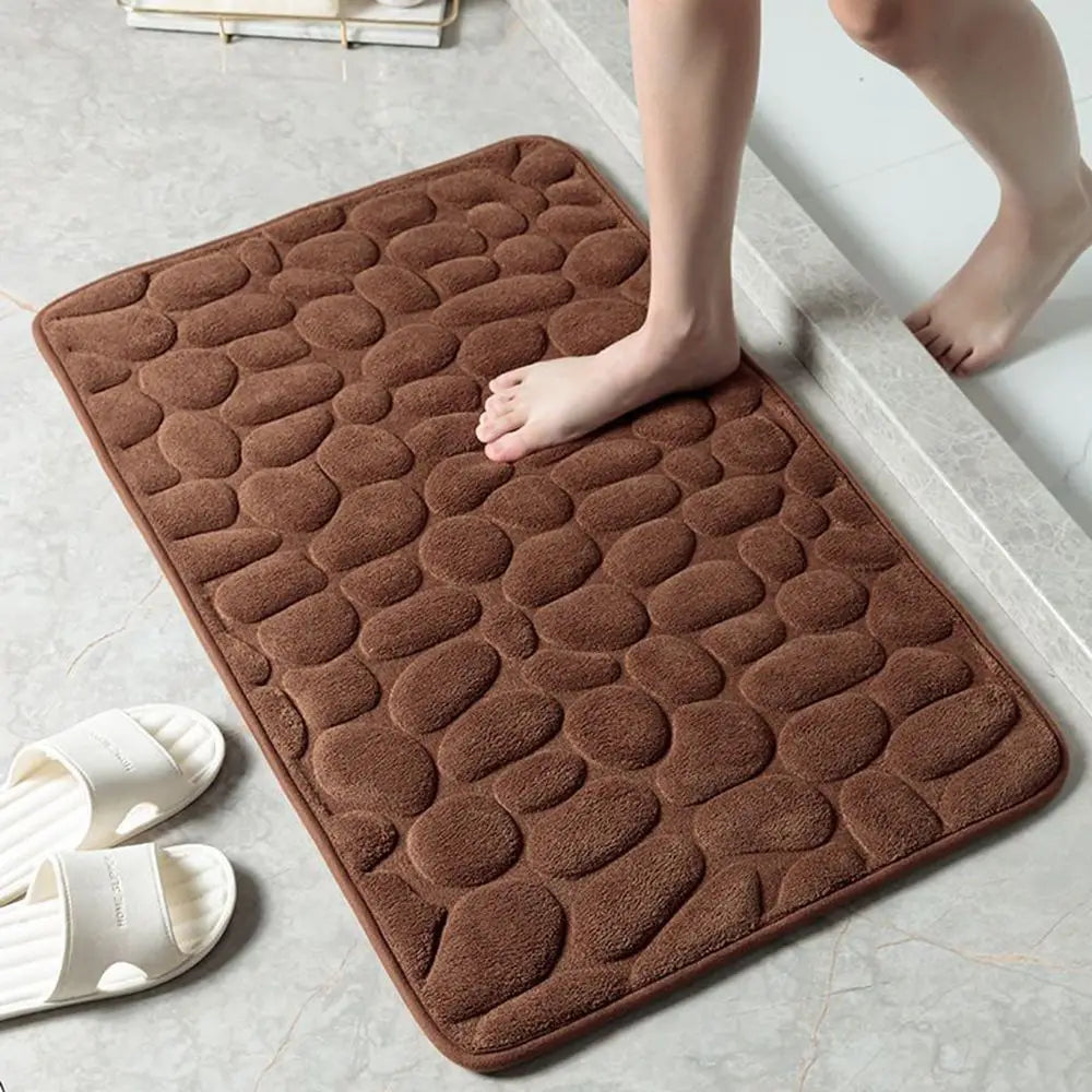 Durable Water Absorption Bath Mat Washable Non-slip Doormat Household Bathtub Bathroom