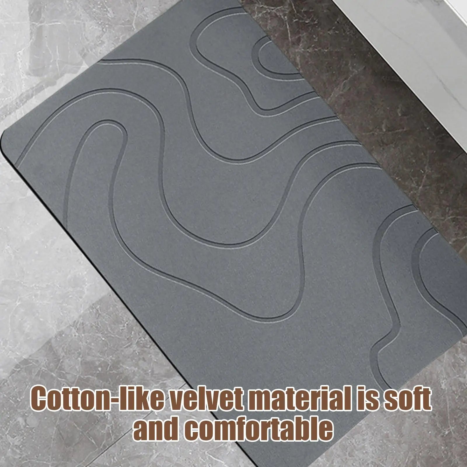 Diatomite Stone Bath Mat Toilet Door Non-slip Mat Quick Drying Diatomite Stone Shower Mat Entryway Rugs Indoor Non-Slip Washable