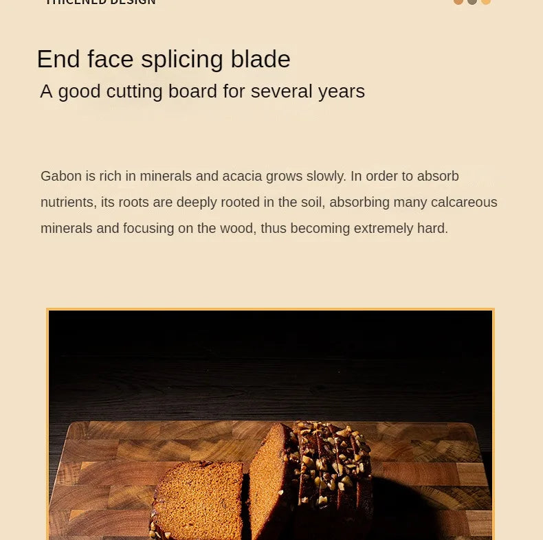 Tagliere bifacciale utilizzando tagliere per giunture in legno di acacia premium Scarico acqua e utensili da cucina resistenti all'umidità