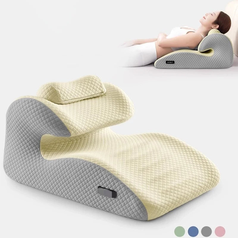 Cuscino relax 2025 Il nuovo cuscino ergonomico supporta la postura in qualsiasi posizione Design curvo unico adatto per massaggi, lettura