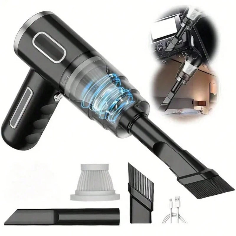 Aspirador de carro portátil sem fio, sem fio, portátil, automático, uso duplo, mini, eletrodoméstico