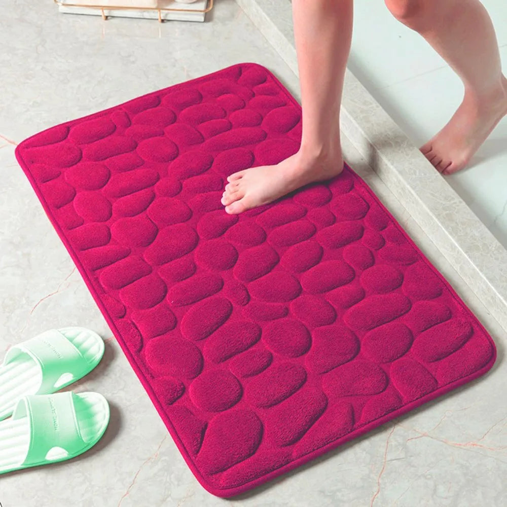Durable Water Absorption Bath Mat Washable Non-slip Doormat Household Bathtub Bathroom