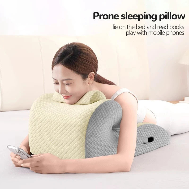Cuscino relax 2025 Il nuovo cuscino ergonomico supporta la postura in qualsiasi posizione Design curvo unico adatto per massaggi, lettura