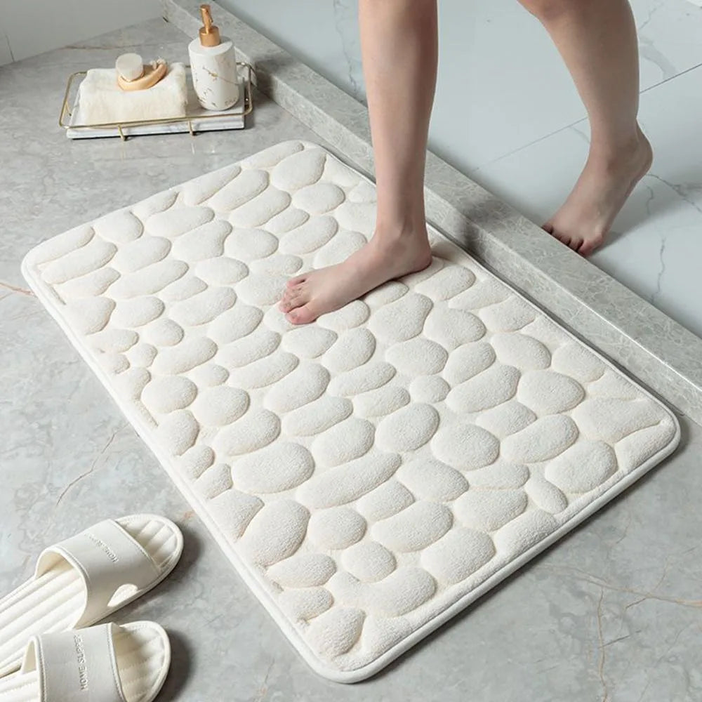Durable Water Absorption Bath Mat Washable Non-slip Doormat Household Bathtub Bathroom