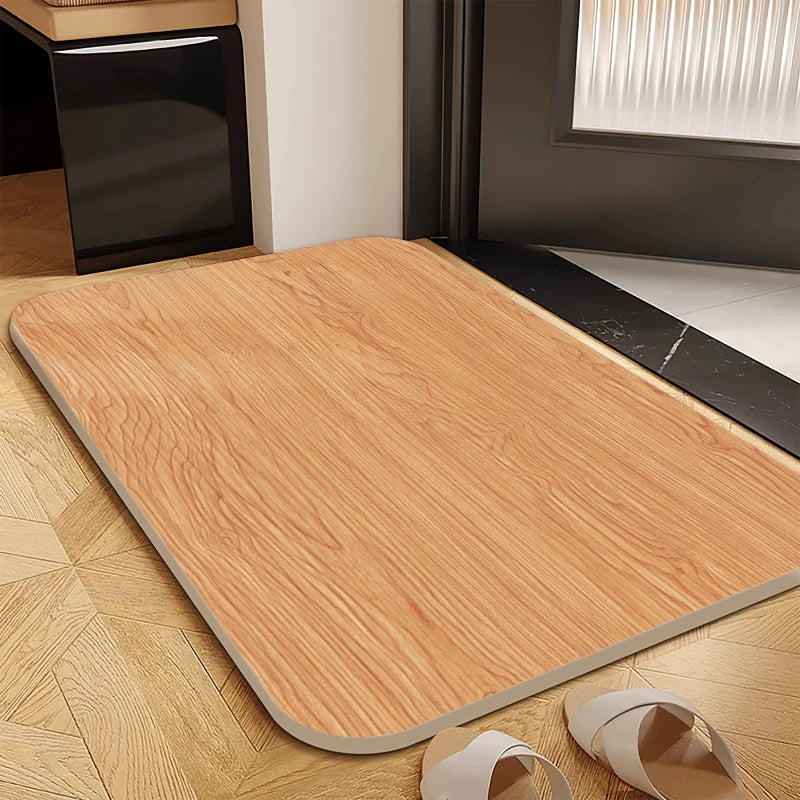 Diatom mud absorbent mat bathroom quick-drying floor mat diatomite floor mat toilet toilet door mat