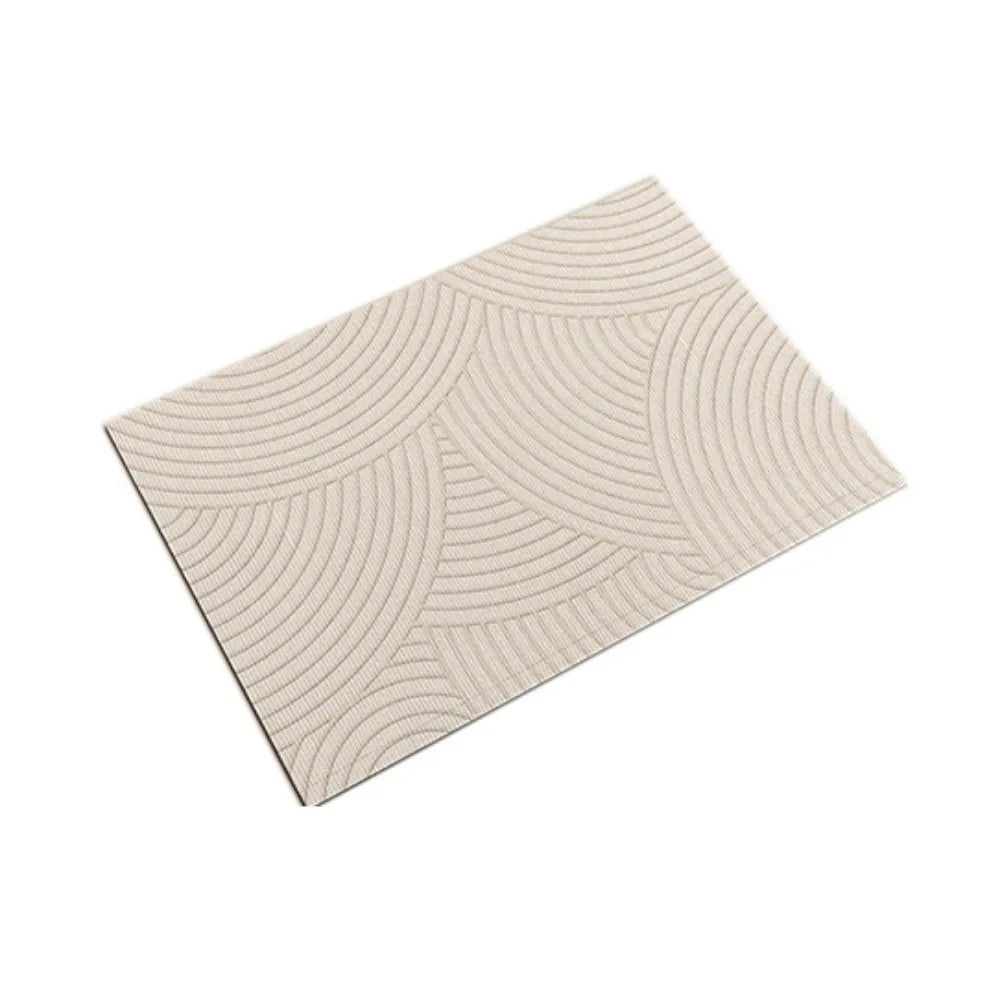 Japanese Style Diatomite Kitchen Floor Mat Long Soft Kitchen Rug Simple Washable Entrance Doormat Living Room