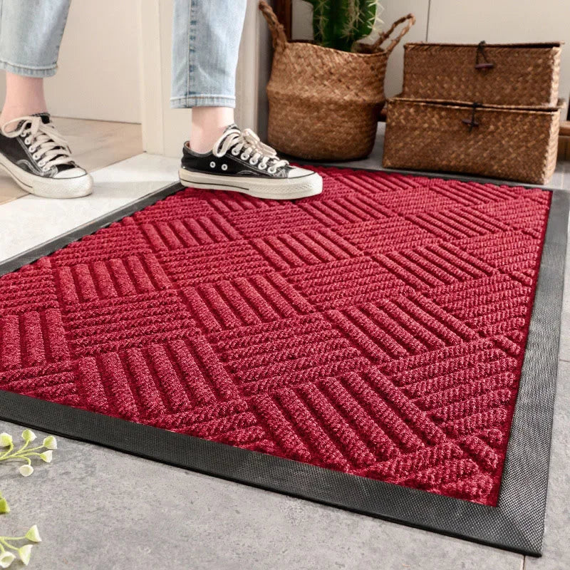 Doormat Non Slip Waterproof Dustproof Carpet Bath Mat Rubber Indoor Outdoor Rug Durable Home Hotel Entrance Doormat 75*45cm