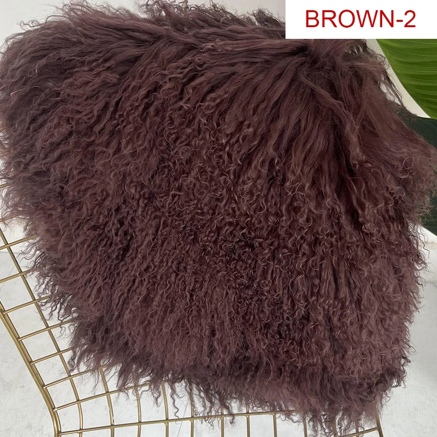 Short Mongolian Fur Coat Poncho For Woman Cropped Fur Jacket Luxury Warm New Arrivals Women's Sheepskin Coat