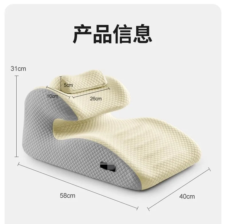 Cuscino relax 2025 Il nuovo cuscino ergonomico supporta la postura in qualsiasi posizione Design curvo unico adatto per massaggi, lettura
