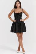 Two Pieces Solid Short Dresses For Women 2024 Summer Sexy Crop Tops and Mini Skirts Suit High Waist Club Party Bodycon Vestido
