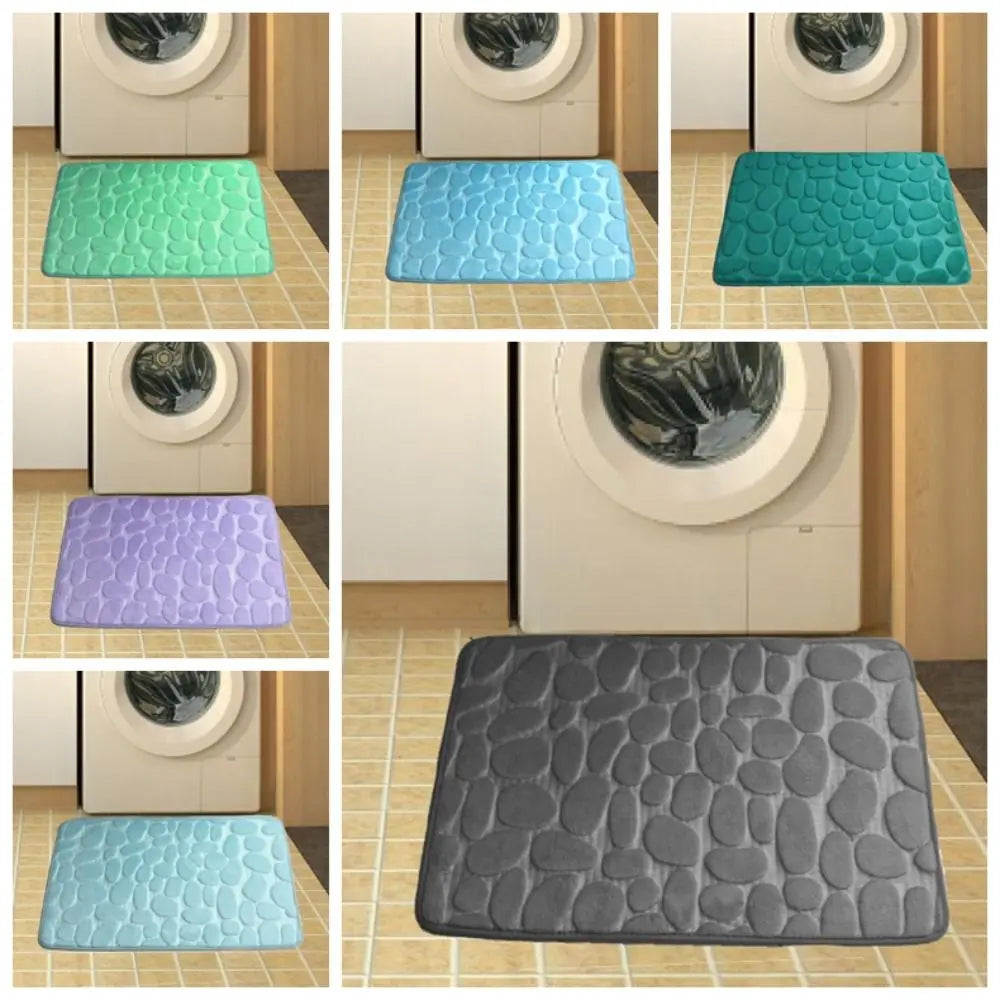 Durable Water Absorption Bath Mat Washable Non-slip Doormat Household Bathtub Bathroom