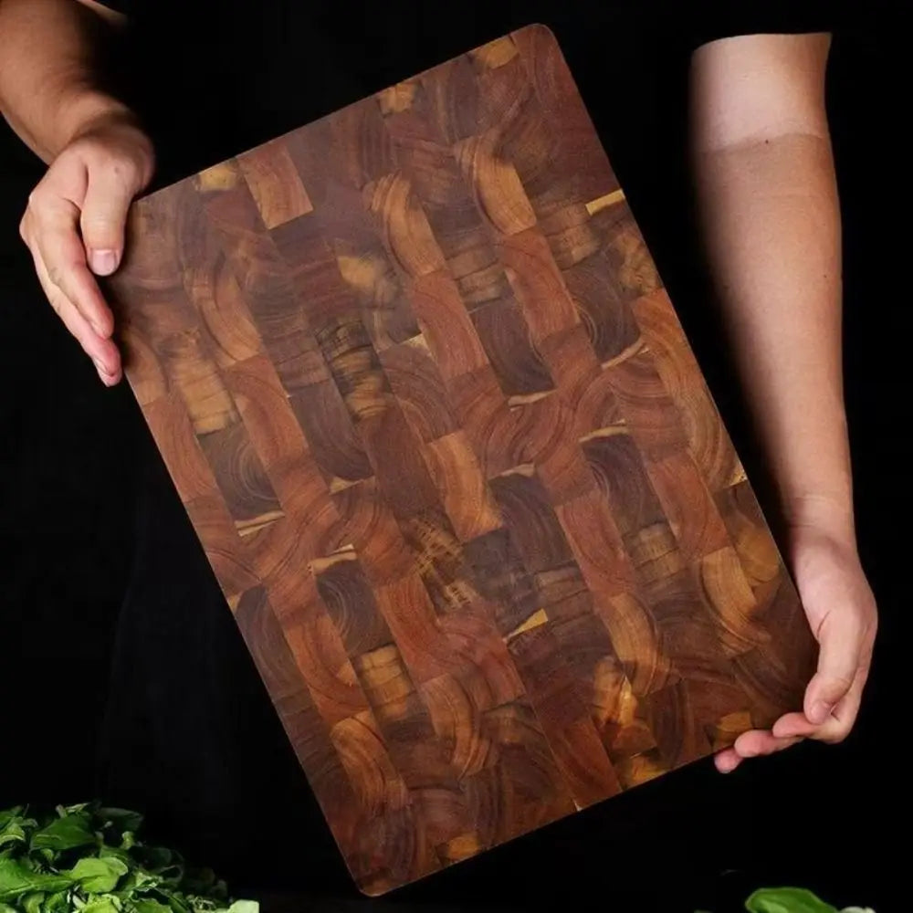 Tagliere per giunzioni in legno di acacia a doppia faccia utilizzando tagliere a prova di muffa Tagliere rettangolare a prova di umidità per frutta
