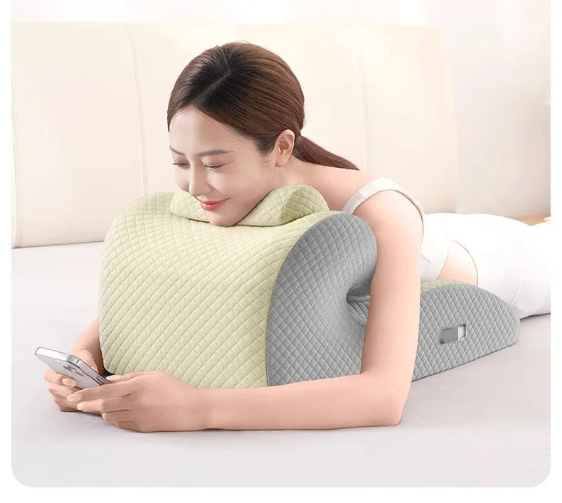 Cuscino relax 2025 Il nuovo cuscino ergonomico supporta la postura in qualsiasi posizione Design curvo unico adatto per massaggi, lettura