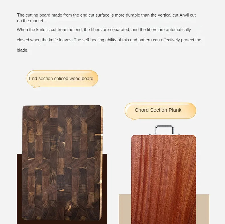 Tagliere bifacciale utilizzando tagliere per giunture in legno di acacia premium Scarico acqua e utensili da cucina resistenti all'umidità