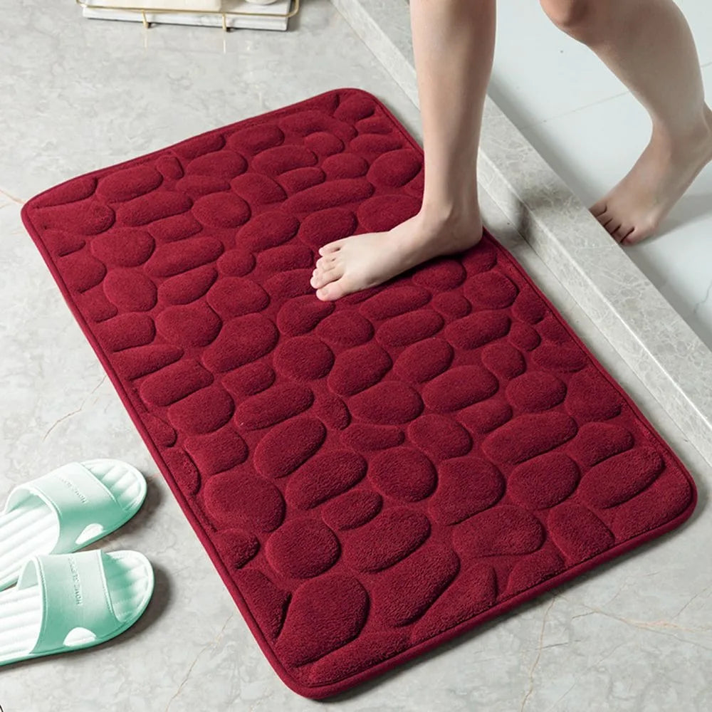Durable Water Absorption Bath Mat Washable Non-slip Doormat Household Bathtub Bathroom