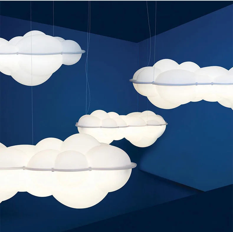 Lampadario a LED Moderno Minimalista, Lampada a Sospensione a Forma di Nuvola, Decorazione per Camera da Letto, Sala da Pranzo, Soggiorno, Bancone