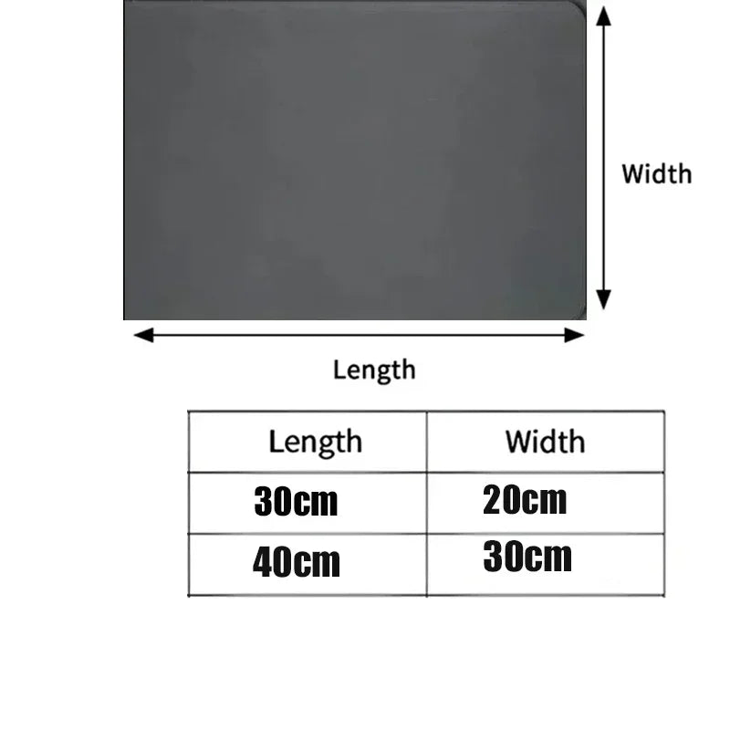 Diatomite Mat Super Absorbent Bathroom Mat Non-slip Bath Rug Shower Room Entrance Doormat Toilet Foot Mat Bathroom Carpet Decor