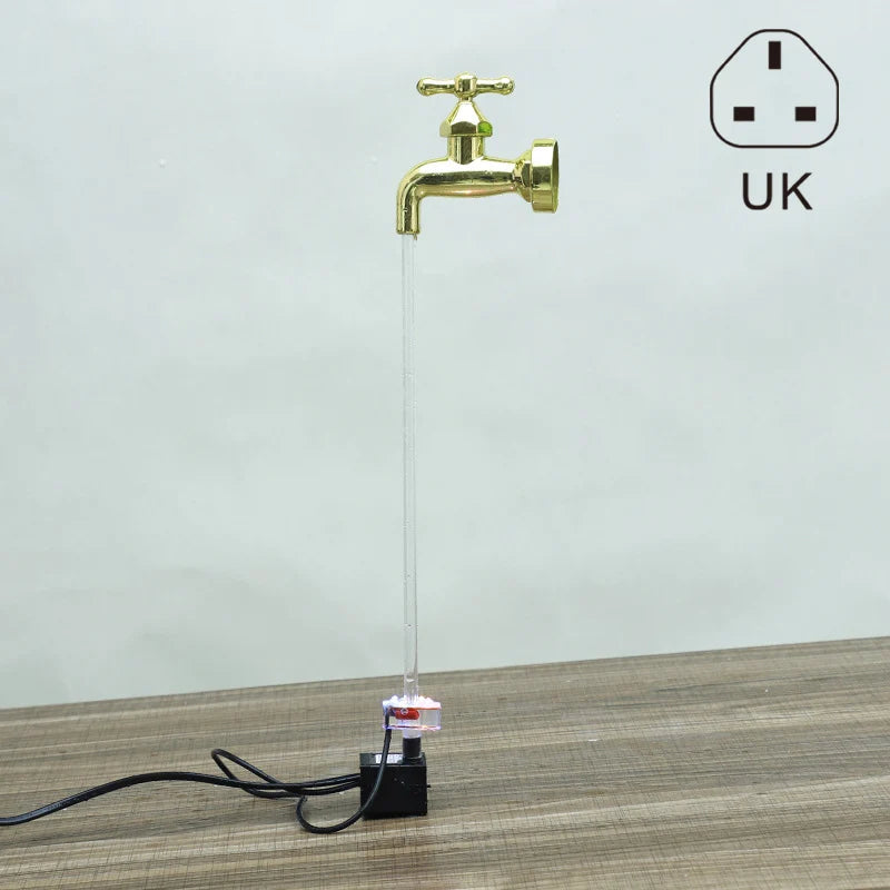 Invisible Flowing Spout Water Can Fountain, Floating Tap Fountain, Novelty Faucet for Home Garden, Courtyard Decoration, Magic