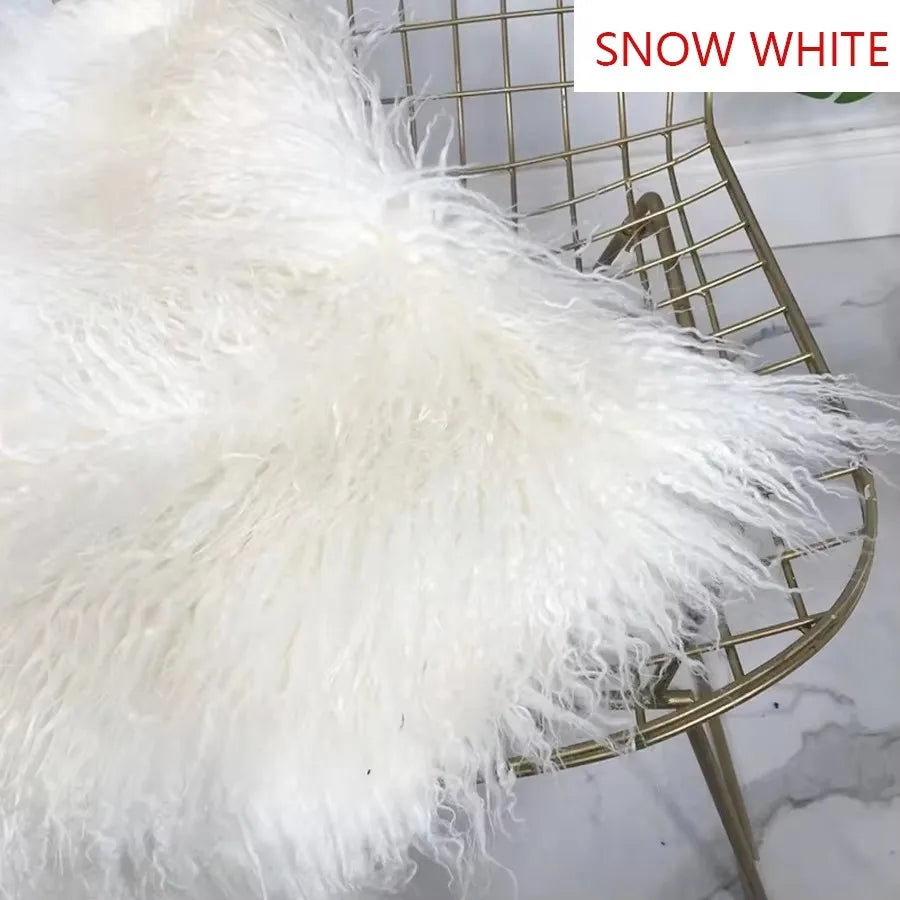 Short Mongolian Fur Coat Poncho For Woman Cropped Fur Jacket Luxury Warm New Arrivals Women's Sheepskin Coat