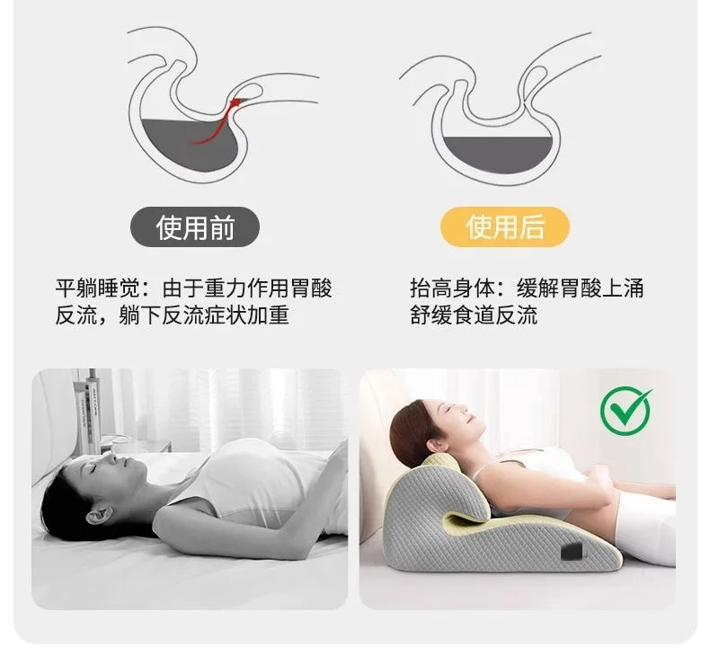 Cuscino relax 2025 Il nuovo cuscino ergonomico supporta la postura in qualsiasi posizione Design curvo unico adatto per massaggi, lettura