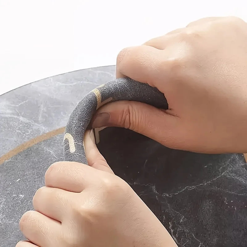 Solid color diatom mud washing machine countertop non-slip pad absorbent table mat tableware drain pad insulation pad