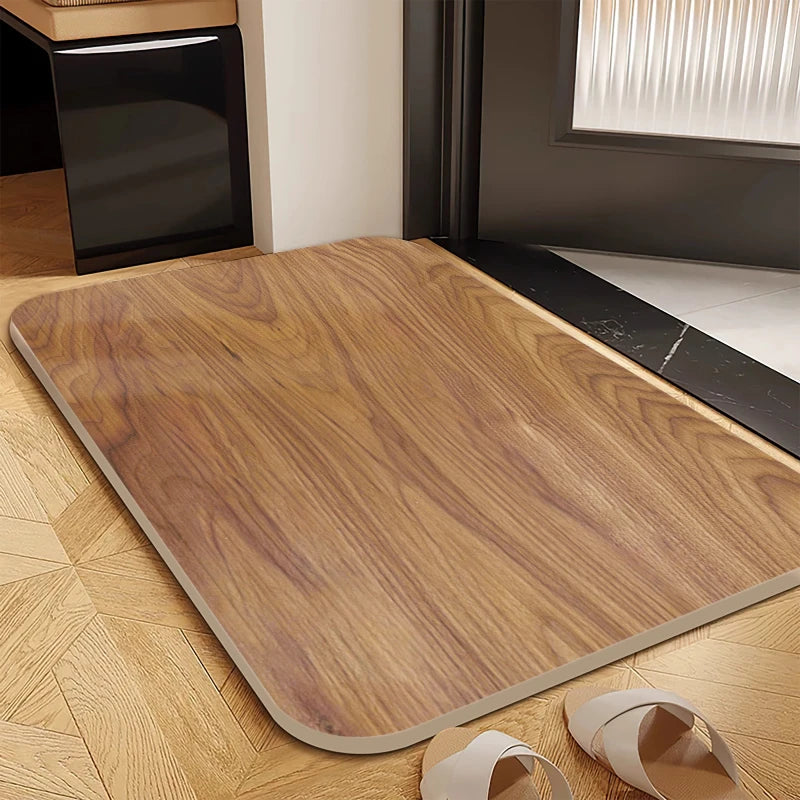 Diatom mud absorbent mat bathroom quick-drying floor mat diatomite floor mat toilet toilet door mat