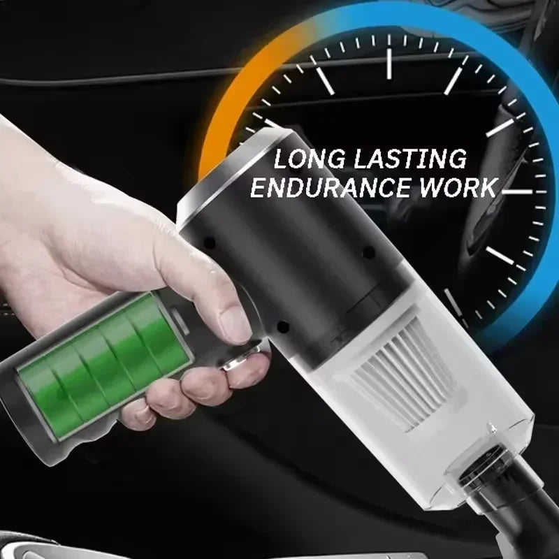 Portable Handheld Vacuum Cleaner for Cars and Small Household Use - Multi-Purpose Vehicle & Home Cleaning Pump
