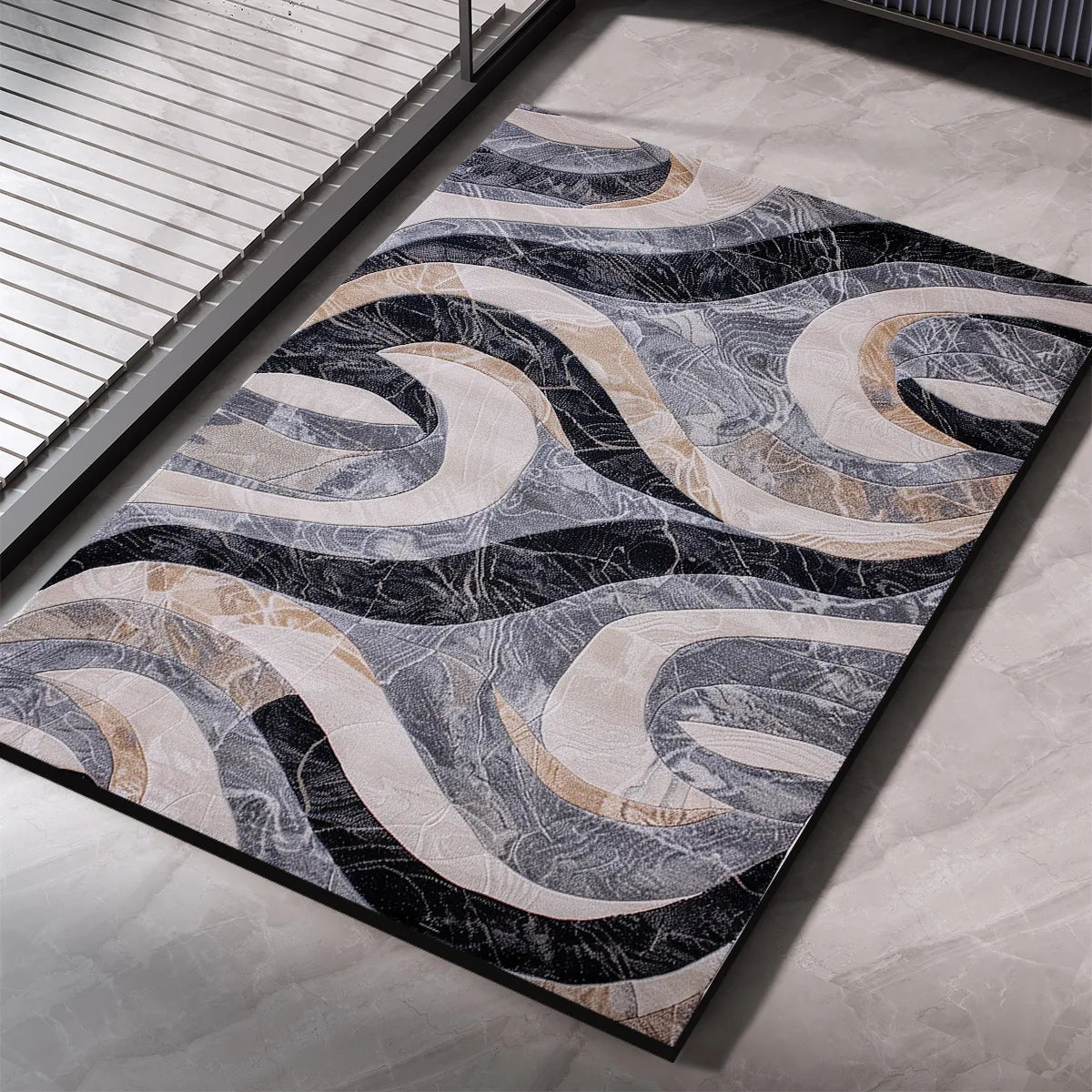 Diatomite Bathroom Carpet Foot Mat Quick Dry Bath Mats Non-slip Shower Rug Toilet Pad Doormat Washable