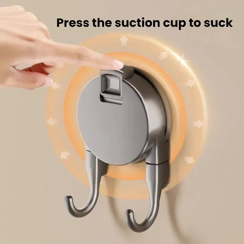 Gancio a ventosa Nessuna perforazione richiesta Ganci da bagno Porta della cucina Gancio per vestiti posteriori Ganci doppi Ganci robusti ganci portanti