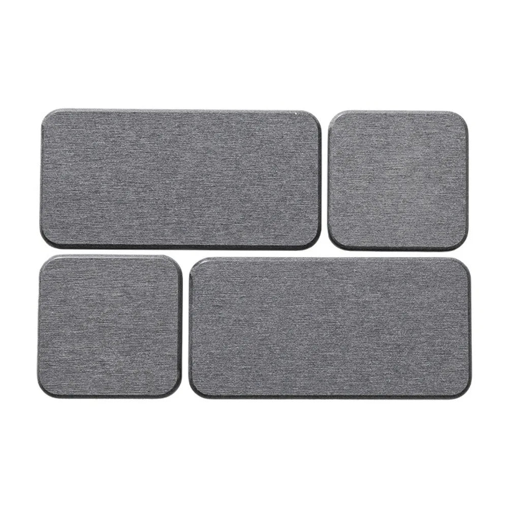 4 Pcs Fast Drying Diatomite Stone Sink Tray Dry and Tidy Instant Dry Sink Stone Soap Tray Hand Soap Holder