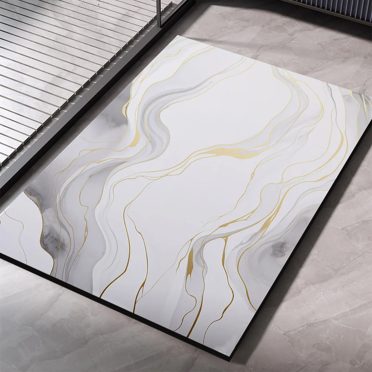 Diatomite Bathroom Carpet Foot Mat Quick Dry Bath Mats Non-slip Shower Rug Toilet Pad Doormat Washable