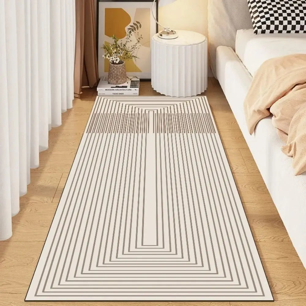 Japanese Style Diatomite Kitchen Floor Mat Long Soft Kitchen Rug Simple Washable Entrance Doormat Living Room