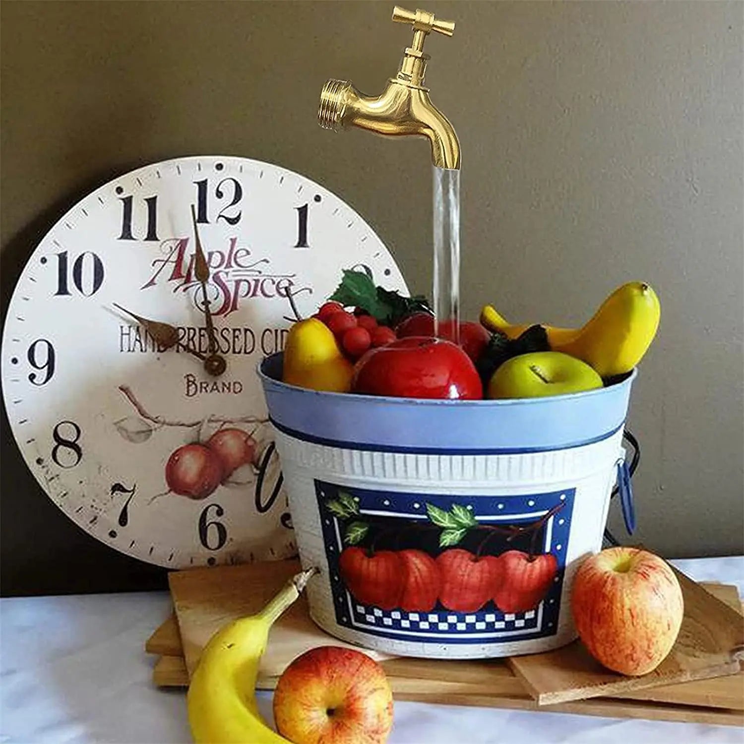 Invisible Flowing Spout Watering Can Fountain Floating Tap Fountain Novelty Faucet For Home Garden Courtyard Decoration Outdoor