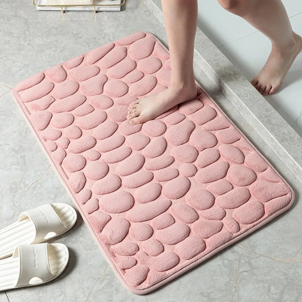 Durable Water Absorption Bath Mat Washable Non-slip Doormat Household Bathtub Bathroom