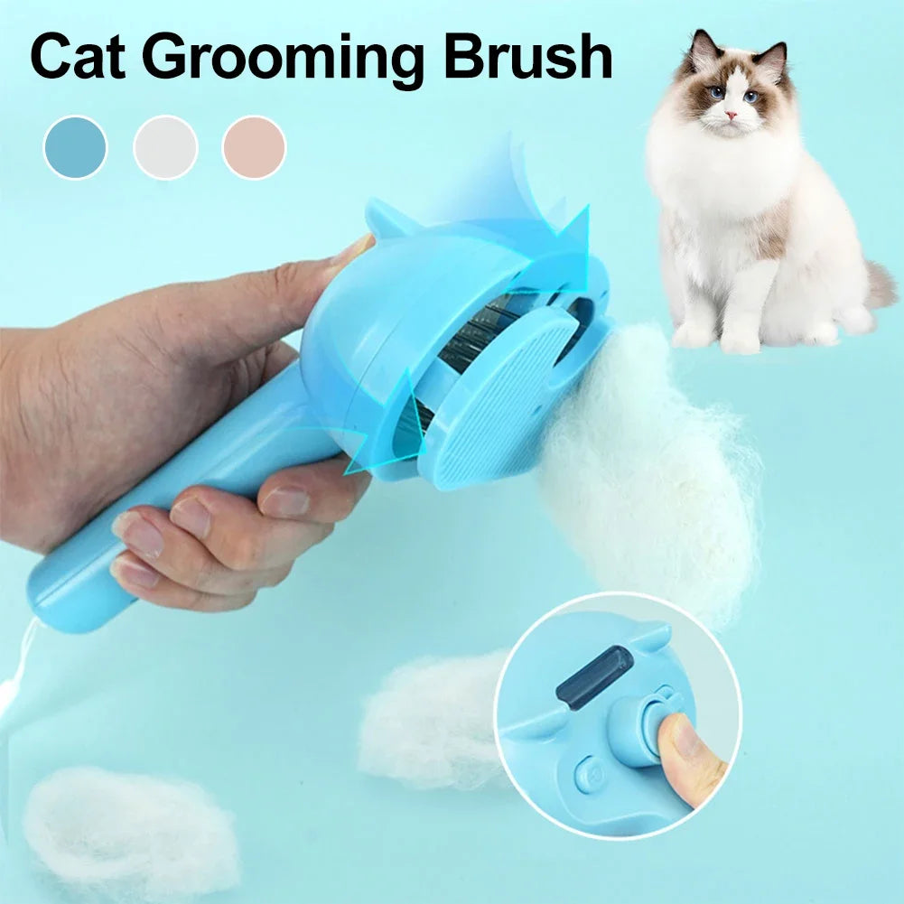 Self-cleaning Pet Hair Remove Comb Multi-Function Electric Spray Steam Brush For Cats Grooming Brushes Dog Combs Pet Supplies