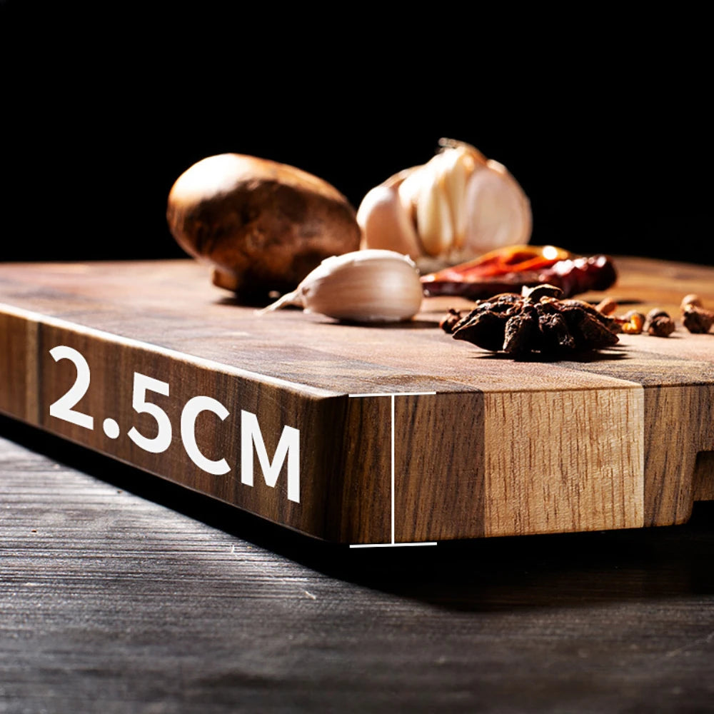 Tagliere bifacciale utilizzando tagliere per giunture in legno di acacia premium Scarico acqua e utensili da cucina resistenti all'umidità