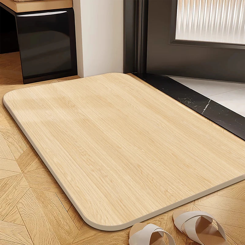 Diatom mud absorbent mat bathroom quick-drying floor mat diatomite floor mat toilet toilet door mat