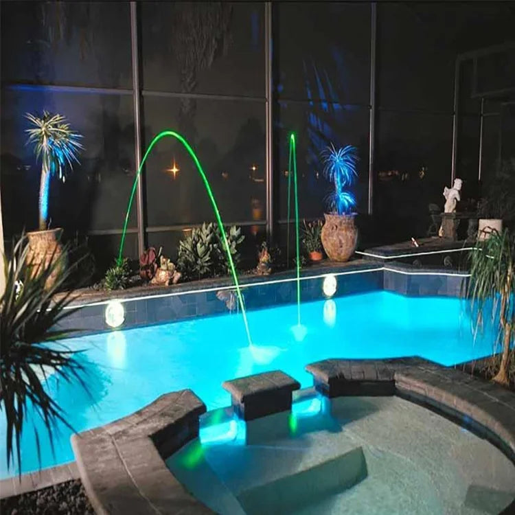 Outdoor Laminar Jet Water Fountains Elegant Stone Garden Water Laminar Jet Sculpture