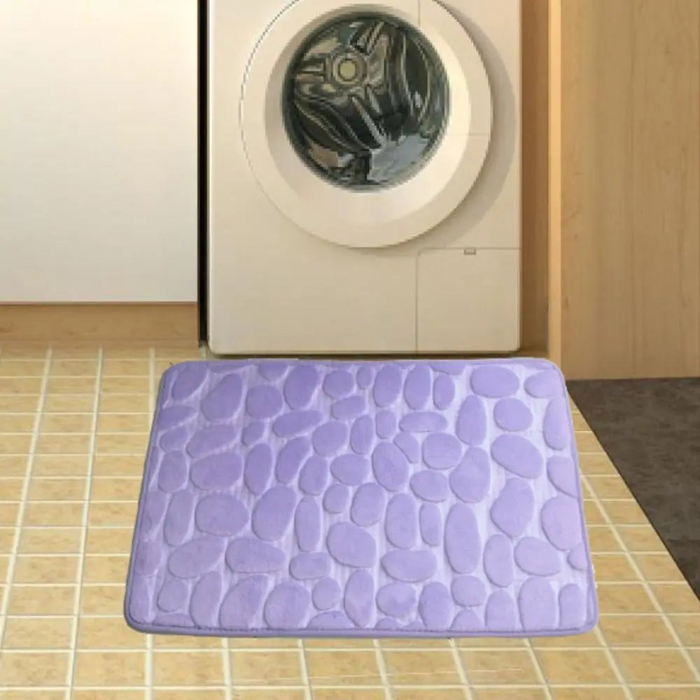Durable Water Absorption Bath Mat Washable Non-slip Doormat Household Bathtub Bathroom